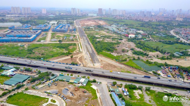 Toàn cảnh tuyến đường nghìn tỷ nối Xa La - Nguyễn Xiển sắp hoàn thành - Ảnh 2.