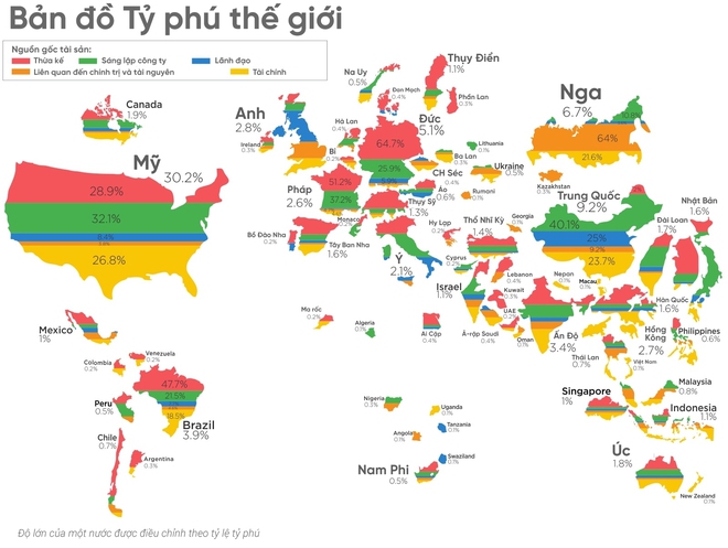 Tỷ phú vì đâu mà giàu và họ ở đâu trên địa cầu này? - Ảnh 1.