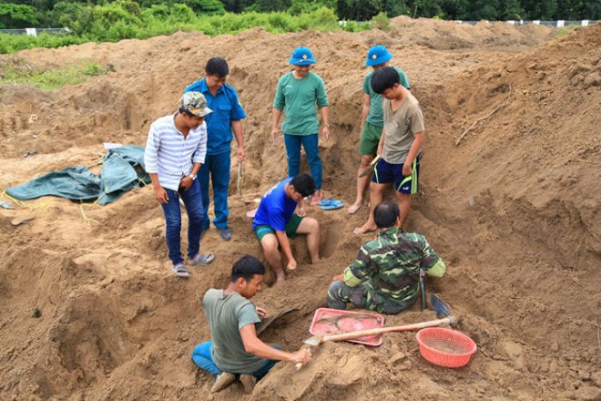 Tìm thấy 21 hài cốt liệt sĩ tại chiến khu Tam Giác Sắt - Ảnh 1.