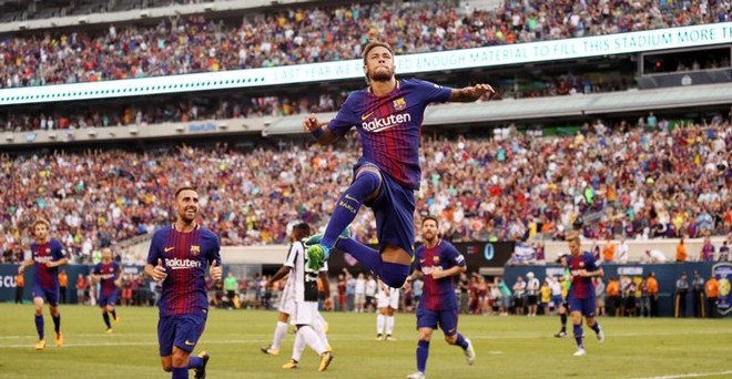 Neymar nổ vang trời, Barca hạ gục Juventus - Ảnh 1.