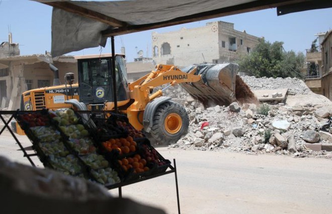 Cận cảnh công tác rà phá bom mìn còn sót lại tại Deraa (Syria) - Ảnh 11.