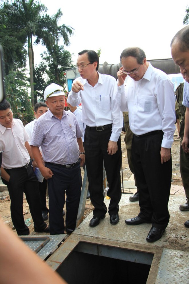 Thử nghiệm thành công siêu máy bơm chống ngập ở Sài Gòn - Ảnh 1.