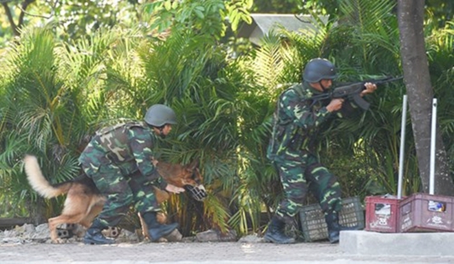 Quân đội Việt Nam và Trung Quốc phối hợp tổ chức diễn tập liên hợp chống khủng bố - Ảnh 5.