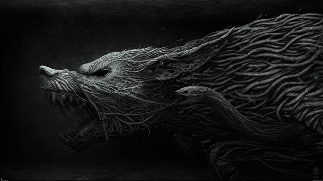 Sói Fenrir: Con quái vật khổng lồ nuốt chửng cả thần tối cao Odin trong Ragnarok - Ảnh 1.