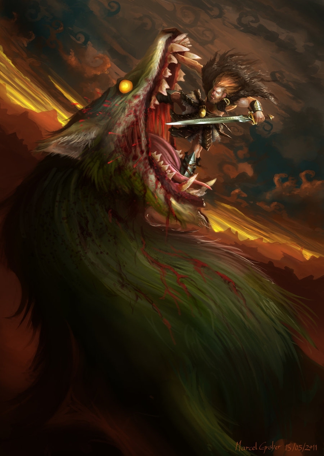 Sói Fenrir: Con quái vật khổng lồ nuốt chửng cả thần tối cao Odin trong Ragnarok - Ảnh 6.