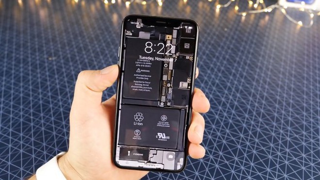 Đây là cách biến mặt lưng của iPhone X trở nên trong suốt - Ảnh 1.