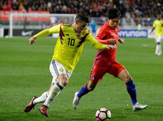 Chế nhạo đôi mắt người Hàn, sao Colombia sẽ bị phạt nặng - Ảnh 1.