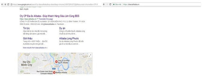 Địa ốc Alibaba đóng cửa website sau cảnh báo khẩn của Hiệp hội bất động sản Tp.HCM - Ảnh 1.