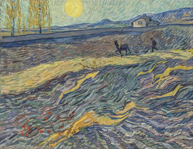 Bức tranh Van Gogh vẽ trong bệnh viện tâm thần bán với giá 81,3 triệu USD - Ảnh 1.