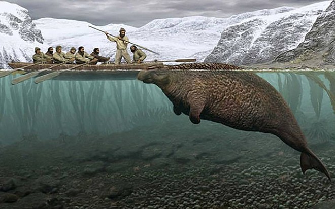 Phát hiện bộ xương không đầu của quái vật biển bí ẩn ở Nga - Ảnh 3.