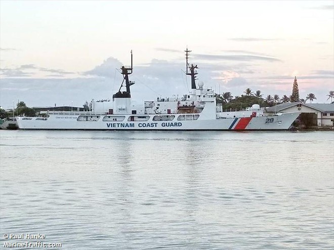 NÓNG: Tàu CSB-8020 Mỹ viện trợ cho VN vượt Thái Bình Dương về nước - Nối vòng tay lớn - Ảnh 2.