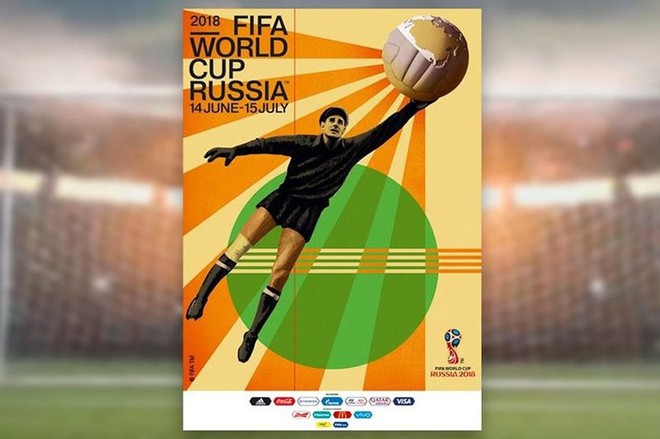 Quả bóng vàng châu Âu lên poster World Cup 2018 - Ảnh 1.