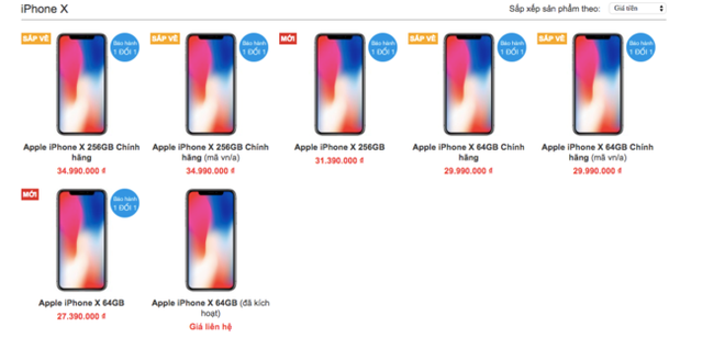 iPhone X chính hãng bắt đầu nhận đặt trước, giá 30 triệu đồng - Ảnh 1.