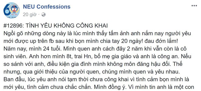 2 năm yêu không được công khai, chia tay 20 ngày bạn trai đã đăng ảnh ôm người mới lên Facebook - Ảnh 1.