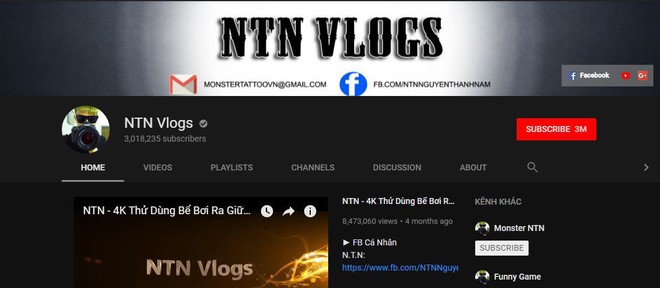 Bị xử video nhảm, câu view, YouTuber Việt Nam hơn 3.000.000 người theo dõi bị khóa kênh và nước đi gây tranh cãi của YouTube - Ảnh 1.