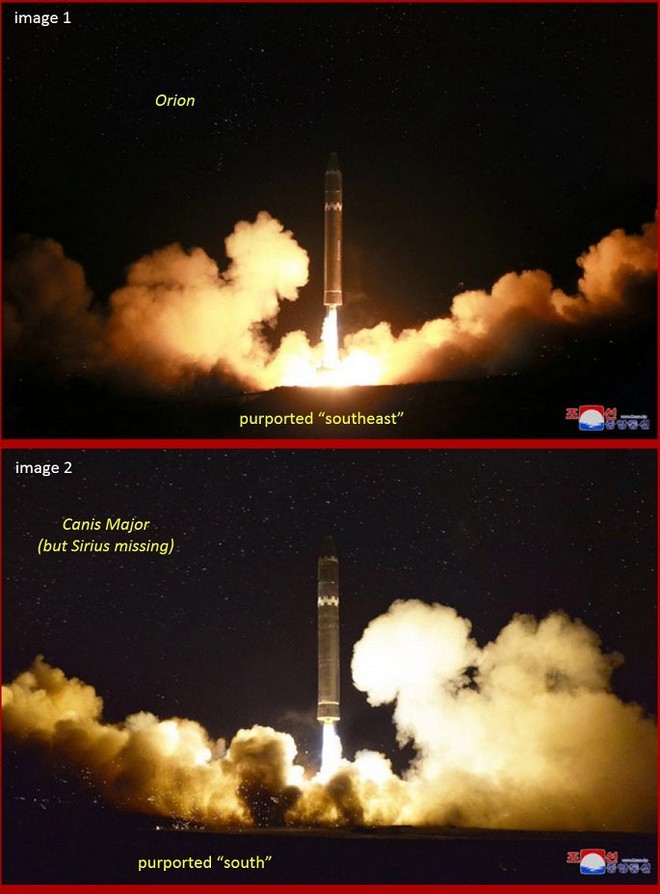 Những chi tiết này khiến Triều Tiên bị nghi sửa ảnh phóng tên lửa có thể vươn đến Washington - Ảnh 1.