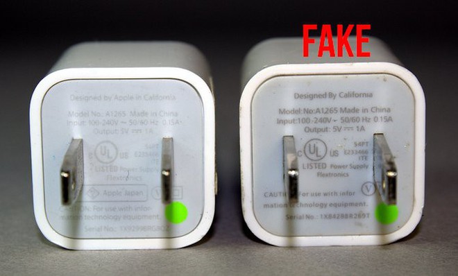 Đừng dùng sạc iPhone nhái nếu bạn không muốn bị điện giật hoặc cháy nổ điện thoại - Ảnh 1.