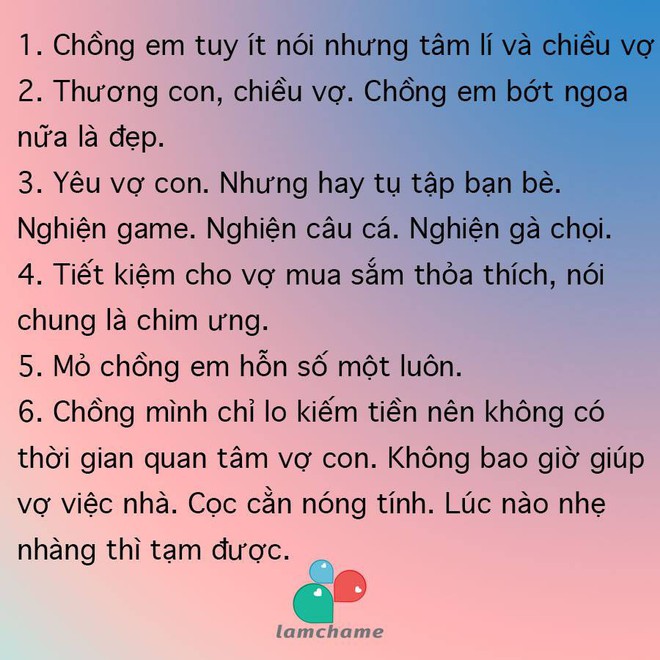 Bật cười với những câu miêu tả chồng bá đạo của các chị em - Ảnh 1.