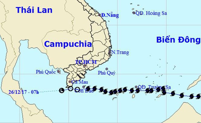 Miền Bắc đón đợt rét mới, bão Tembin tan trên biển Cà Mau - Ảnh 1.