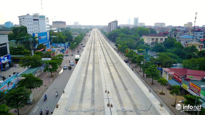 Toàn cảnh tuyến đường sắt Metro Nhổn-Ga Hà Nội đang thi công - Ảnh 11.