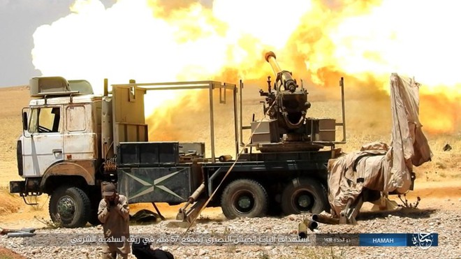 NÓNG: Đau xót, cả đoàn xe tăng QĐ Syria lọt bẫy, bị IS hủy diệt hàng loạt ở Đông Hama - Ảnh 11.