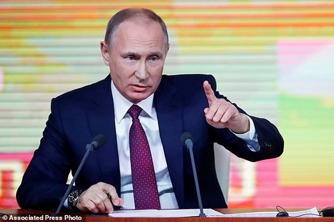 Các sắc thái biểu cảm của ông Putin trong cuộc họp báo thường niên - Ảnh 12.