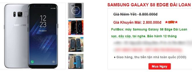 “Samsung Galaxy S8” nhái giá khoảng 3 triệu đồng tung hoành thị trường - Ảnh 2.