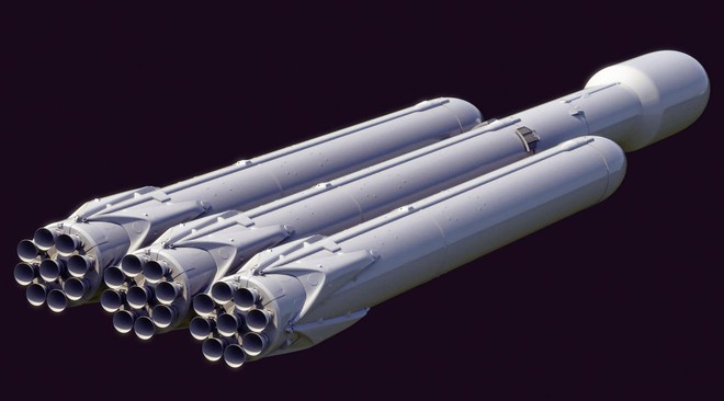 Falcon Heavy - Siêu tên lửa đẩy mạnh nhất thế giới, nặng 1.420 tấn - Ảnh 2.