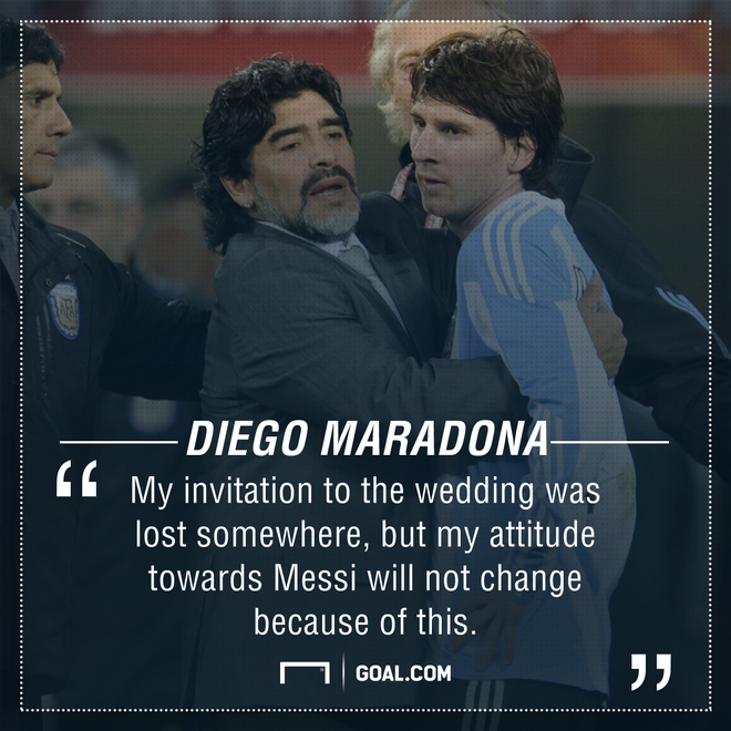 Hé lộ lý do khiến Messi không mời huyền thoại Maradona dự đám cưới - Ảnh 3.