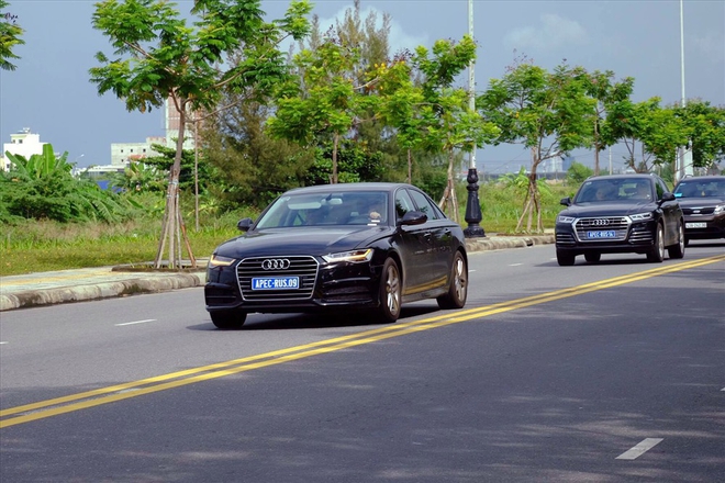 Cận cảnh dàn xe Audi phục vụ APEC chạy thử nghiệm tại Đà Nẵng - Ảnh 4.