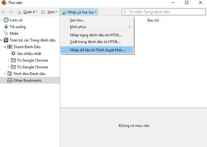 Cách chuyển tất cả dữ liệu từ Chrome sang Firefox - Ảnh 2.