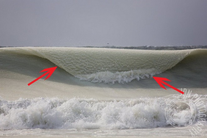 Sóng biển đóng băng và những hiện tượng thiên nhiên lạ lùng chỉ xảy ra khi trời lạnh - Ảnh 3.