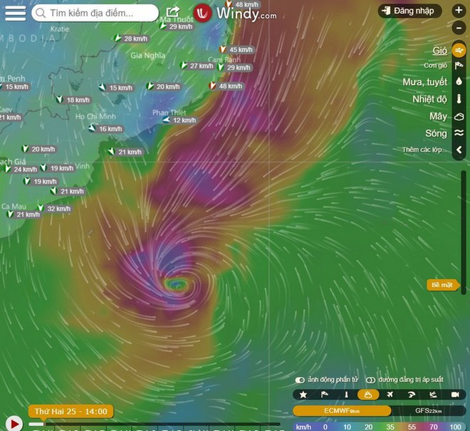 Hướng dẫn theo dõi và cập nhật tình hình bão Tembin ngay trên ứng dụng điện thoại hoặc trình duyệt web - Ảnh 2.