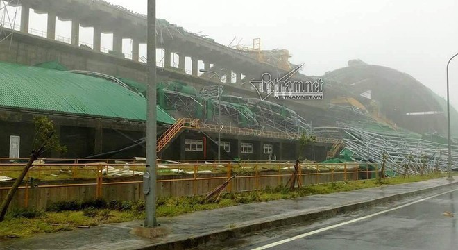 Siêu bão đánh sập kho than nhà máy nhiệt điện Formosa - Ảnh 3.