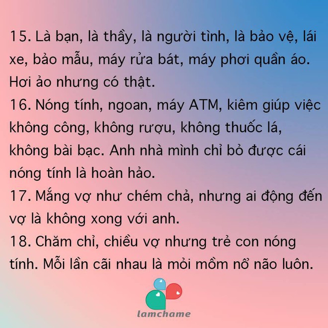 Bật cười với những câu miêu tả chồng bá đạo của các chị em - Ảnh 4.