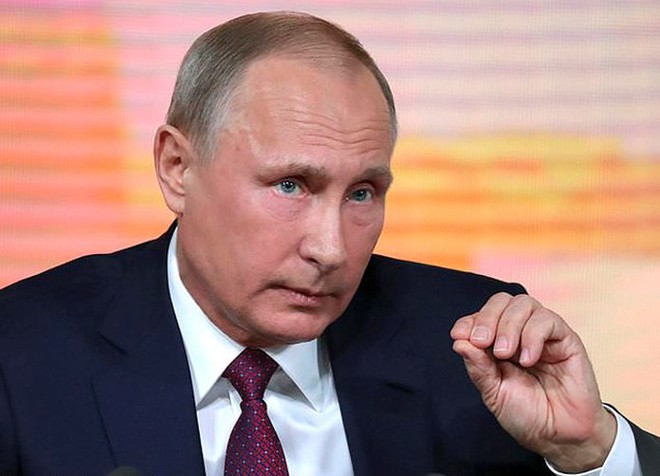 Các sắc thái biểu cảm của ông Putin trong cuộc họp báo thường niên - Ảnh 4.