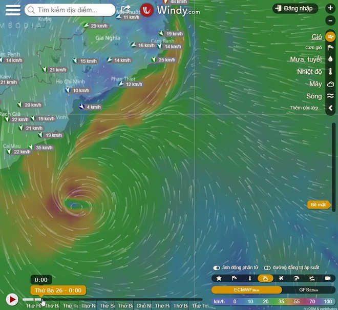 Hướng dẫn theo dõi và cập nhật tình hình bão Tembin ngay trên ứng dụng điện thoại hoặc trình duyệt web - Ảnh 3.