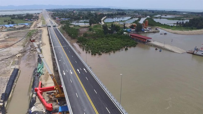 Ngắm cầu vượt biển dài nhất Đông Nam Á trước giờ thông xe - Ảnh 5.