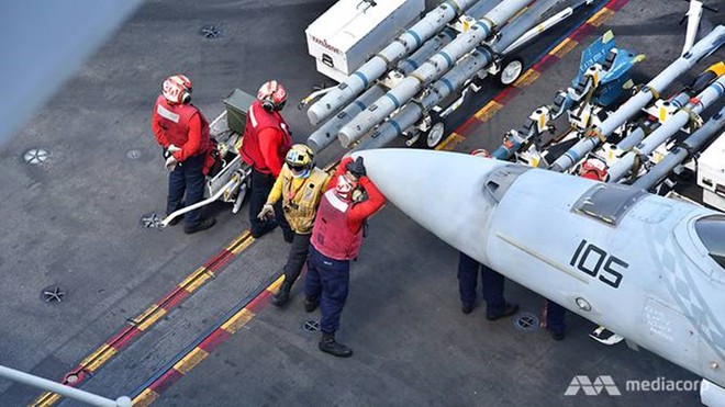 Cuộc sống không như mơ trên tàu sân bay Mỹ USS Ronald Reagan - Ảnh 6.