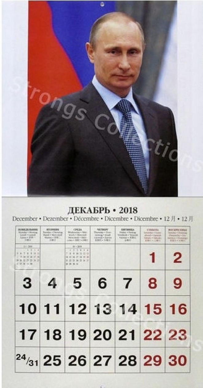 Công ty Nga tung bộ lịch ông Putin siêu ... ngầu - Ảnh 5.