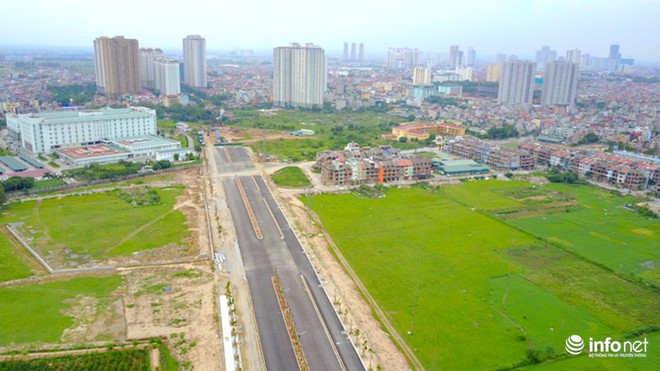 Toàn cảnh tuyến đường nghìn tỷ nối Xa La - Nguyễn Xiển sắp hoàn thành - Ảnh 7.