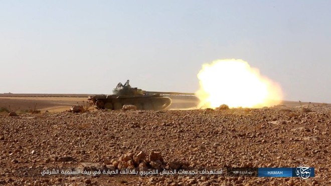 NÓNG: Đau xót, cả đoàn xe tăng QĐ Syria lọt bẫy, bị IS hủy diệt hàng loạt ở Đông Hama - Ảnh 7.