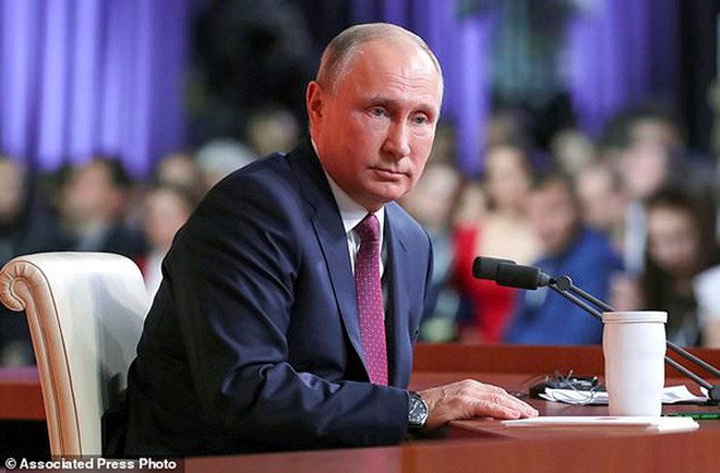 Các sắc thái biểu cảm của ông Putin trong cuộc họp báo thường niên - Ảnh 7.