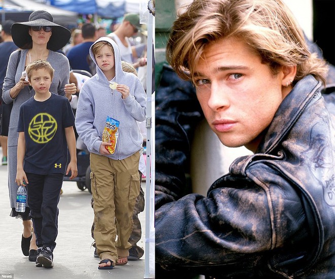 3 con ruột của Angelina Jolie và Brad Pitt: Cả bé trai lẫn gái đều nam tính, soái ca giống hệt bố - Ảnh 9.