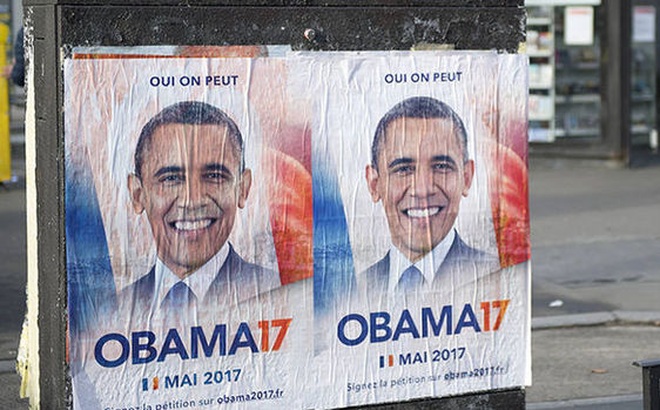 Dân Pháp muốn thuê Obama làm tổng thống