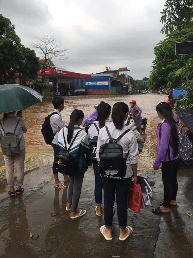 Thái Nguyên: Nhiều nơi ngập lụt nghiêm trọng do ảnh hưởng của bão số 6 - Ảnh 3.