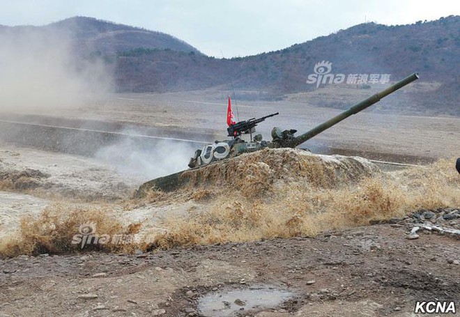 Hoành tráng cuộc thi Tank Biathlon phiên bản Triều Tiên - Ảnh 3.