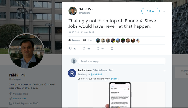 Có lẽ đến cả Steve Jobs cũng không ưa nổi thiết kế màn hình iPhone X - Ảnh 1.