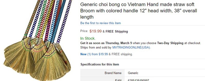 Sau Cao Sao Vàng, một sản phẩm khác của Việt Nam được bán giá gấp hàng chục lần trên Amazon - Ảnh 1.