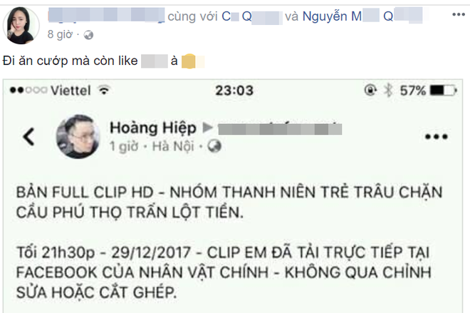 Tài khoản phát livestream vụ chặn đường xin tiền ngập tràn bình luận bất bình của bạn bè - Ảnh 3.